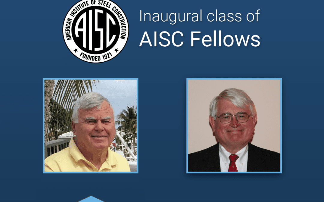 CSD’s Jim Fisher and Mike West Named to AISC’s Inaugural Class of Fellows